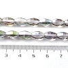 Electroplate Transparent Glass Beads Strands EGLA-M032-03A-HR02-3