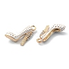 2Pcs Alloy Enamel Stilettos Pendants ENAM-YW0002-30B-2