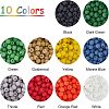 6/0 Frosted Colours & Transparent Glass Seed Beads SEED-FH0001-01A-4