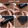 6Pcs Brass Zipper Insert Buckles KK-CY0001-04P-6