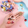  Jewelry 100Pcs 25 Style Opaque Resin Decoden Cabochons CRES-PJ0001-03-7