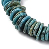 Graduated Synthetic Turquoise Beads Strands G-A237-01D-3