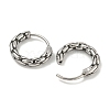 316 Surgical Stainless Steel Hoop Earrings EJEW-D096-19I-AS-2