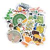 50Pcs Money Theme Paper Self-Adhesive Picture Stickers STIC-C010-08-2