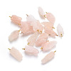 Natural Pink Morganite Pendants G-F589-06A-1