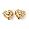 304 Stainless Steel Crystal Rhinestone Beads STAS-U050-01E-G-1