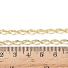 4MM Brass Dapped Chain Necklaces for Women NJEW-K271-02G-5