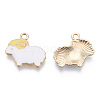 Alloy Enamel Pendants X-FIND-N048-024A-1