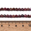 Natural Red Tourmaline Beads Strands G-A318-A01-4mm-01-5