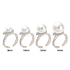 Brass Cup Peg Open Cuff Ring Settings KK-G518-10P-03-4