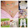 100Pcs 5 Colors Transparent Acrylic Beads TACR-TA0001-55B-8