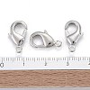 Platinum Brass Lobster Claw Clasps X-KK-903-N-NF-5
