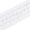 Frosted Opaque Glass Beads Strands LS-GLAA-T032-P6mm-MBB02-2