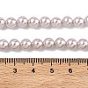 Electroplated Shell Pearl Beads Strands X-BSHE-G041-6mm-06-2