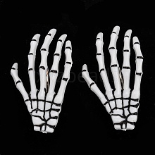 Halloween Skeleton Hands Bone Hair Clips PHAR-H063-A03