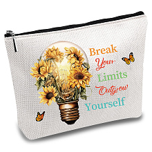 Teachers' Day Polycotton Custom Canvas Storage Bags ABAG-WH0029-070