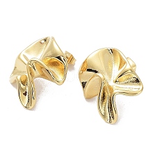 Ion Plating(IP)  304 Stainless Steel Stud Earrings EJEW-C062-03G