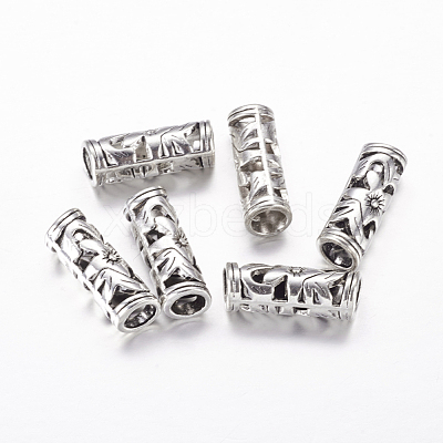 Tibetan Style Hollow Tube Beads LF10482Y-1