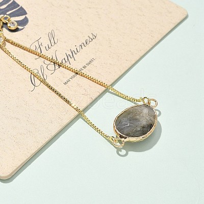 Brass Bolo Slider Bracelets BJEW-JB04688-M-1