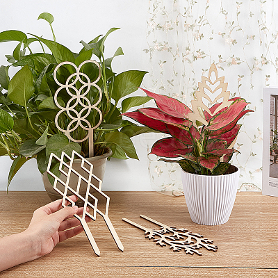 Wood Plant Trellis WOOD-WH0125-17B-1