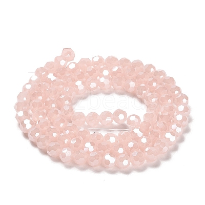 Electroplate Glass Beads Strands EGLA-A035-J6mm-A08-1