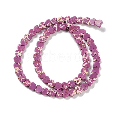 Dyed Synthetic Imperial Jasper Beads Strands G-M403-A35-02-1