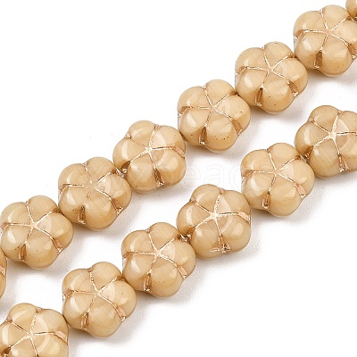 Czech Pressed Glass Beads GLAA-I061-28-1