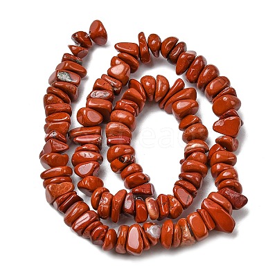 Natural Red Jasper Beads Strands G-A285-A08-01-1