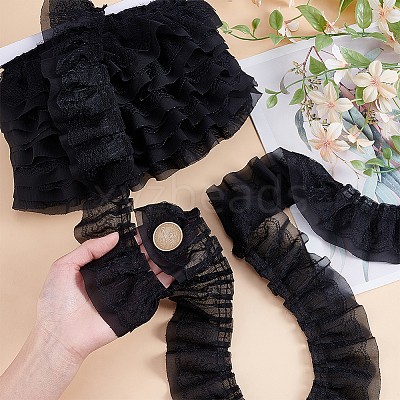 1Pc Polyester Lace Ribbon OCOR-MA0001-44B-1