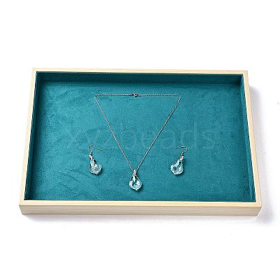 Flat Wood Pesentation Jewelry Display Boxes ODIS-P008-06-1
