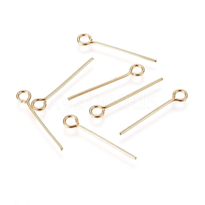 304 Stainless Steel Eye Pins STAS-L238-005B-G-1