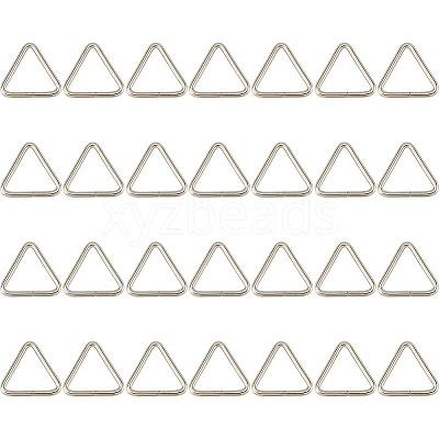 30Pcs Stainless Steel Triangle Ring Buckles STAS-DC0017-18-1
