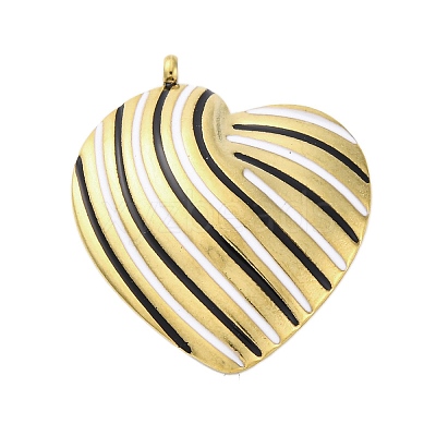 304 Stainless Steel Pendants STAS-V003-03G-07-1