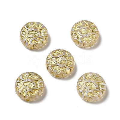 UV Plating Acrylic Beads X-MACR-J123-40-1