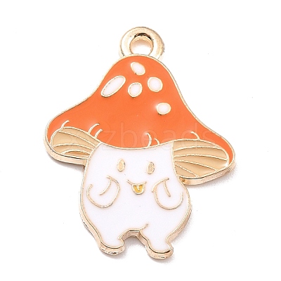 Autumn Theme Alloy Enamel Pendants X-ENAM-E361-03LG-1