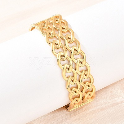304 Stainless Steel Bangles for Women BJEW-Z155-04G-1