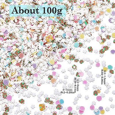 Christmas Themed 1 Set DIY Epoxy Resin Material Filling DIY-SC0027-30C-1