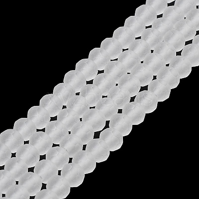Transparent Glass Beads Strands EGLA-A044-T6mm-MD19-1