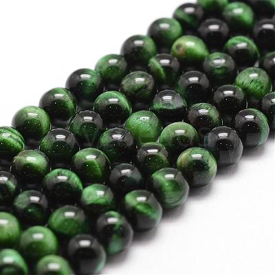 Natural Tiger Eye Bead Strands G-D840-54-10mm-01-1