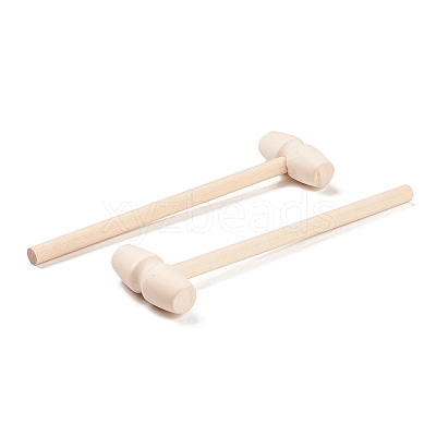 Mini Grass Wooden Hammers WOOD-C003-01-1
