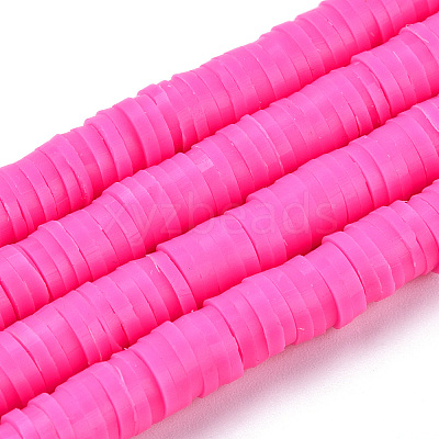 Handmade Polymer Clay Beads X-CLAY-R067-6.0mm-31-1