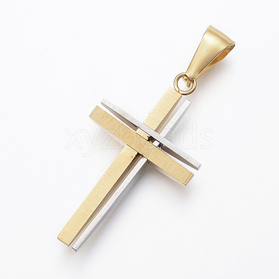 304 Stainless Steel Pendants STAS-H360-06GP-1