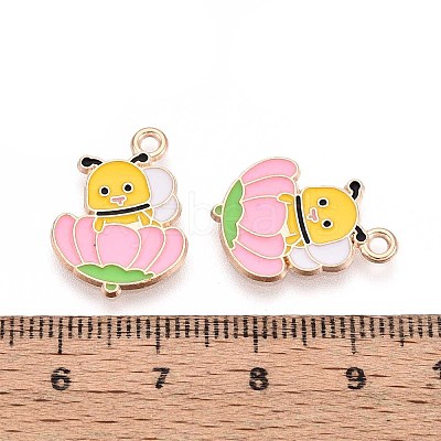 Alloy Enamel Pendants ENAM-T022-56E-1