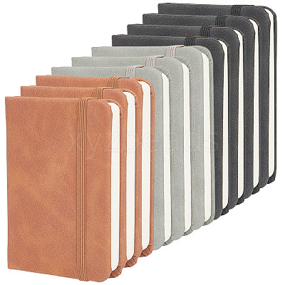 10Pcs 3 Styles Rectangle Paper Notebook AJEW-CP0006-05B-1