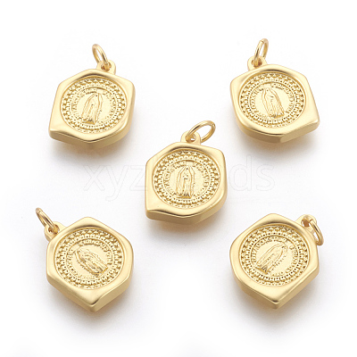 Brass Pendants KK-I636-10MG-NR-1