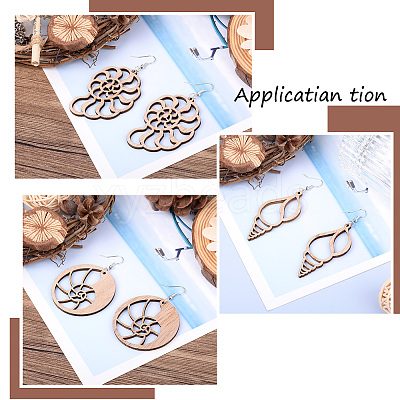 DIY Dangle Earring Making Kits DIY-TA0003-44P-1