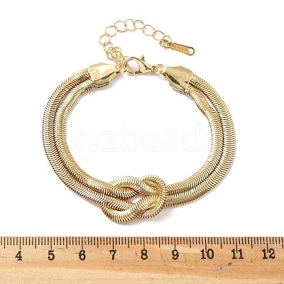 Iron Snake Chain Bracelets for Women BJEW-G744-01G-1-1