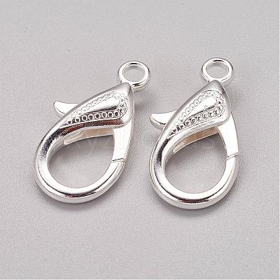 Zinc Alloy Lobster Claw Clasps PALLOY-D008-S-1