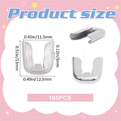 304 Stainless Steel Spiral Bone Tips STAS-WH0043-20B-1