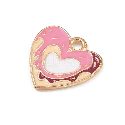 Valentine's Day Alloy Enamel Pendants ENAM-I084-01KCG-12-1